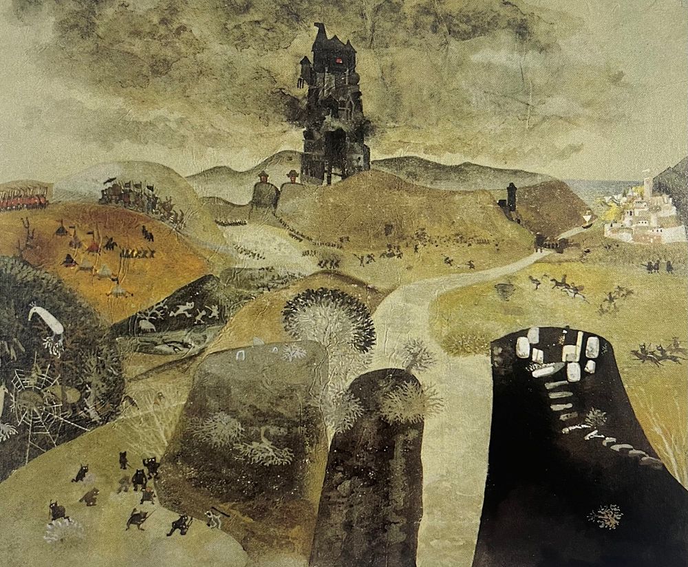 Painting by Cor Blok. Frodo’s Vision.