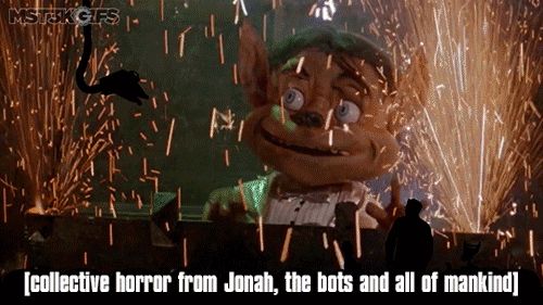 Jonah and The Bots have a collective freakout over the introduction of Munchie from 1304: Munchie