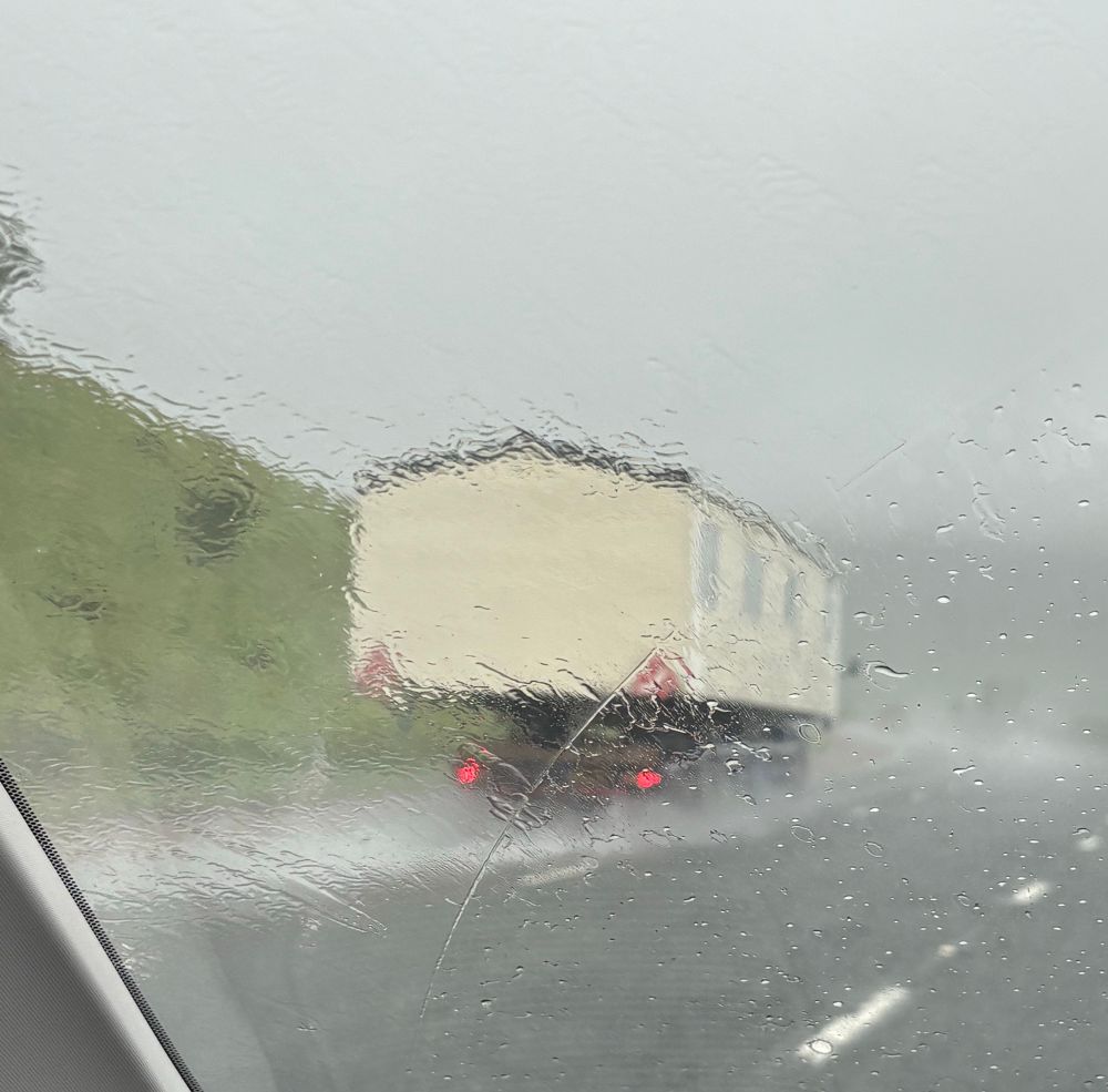 It’s a house on a motorway. 