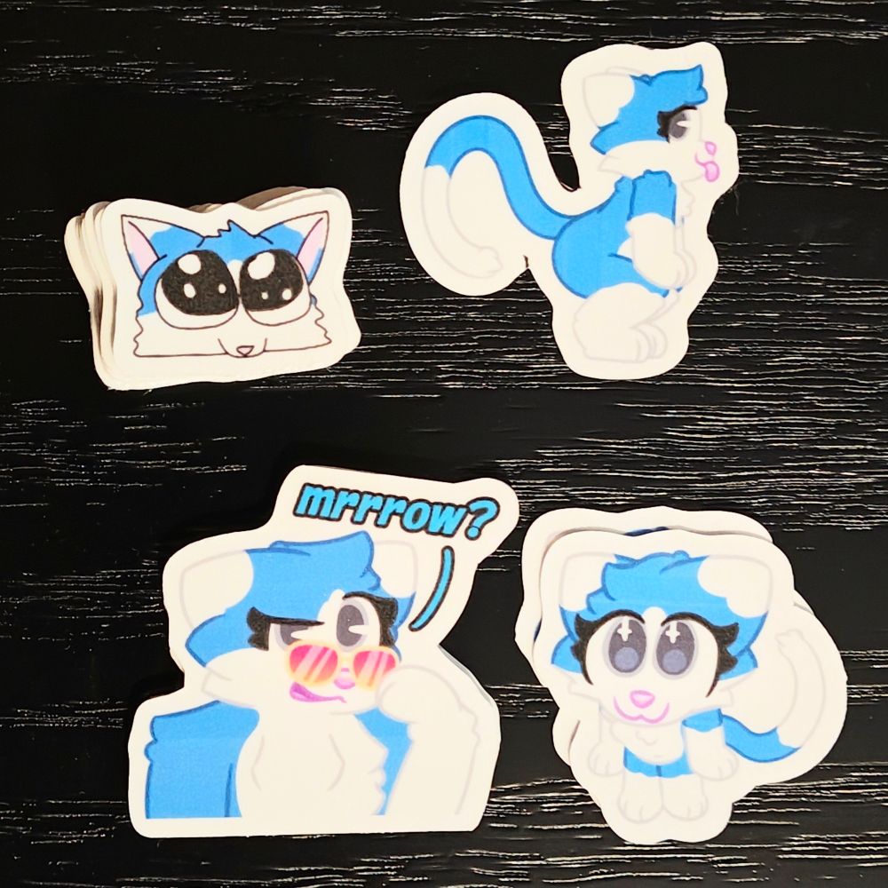 small laminated stickers of Jetta