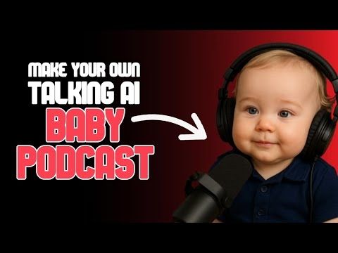 Create Viral AI Talking Podcast Baby: EASY Tutorial!