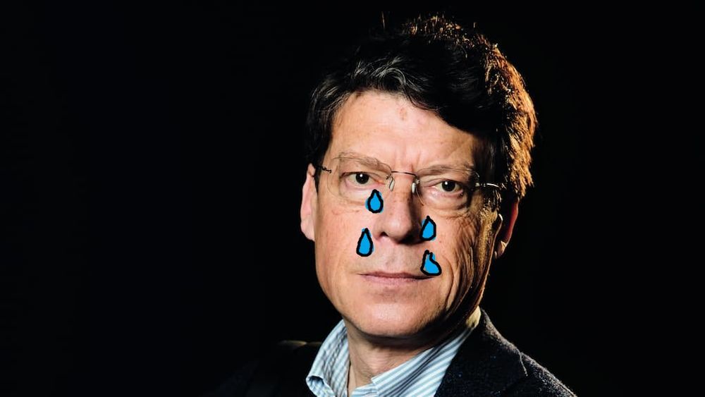 Laurent Alexandre est tout triste et fait de grosses larmes 