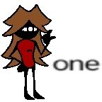 This stupid bitch is countin to one