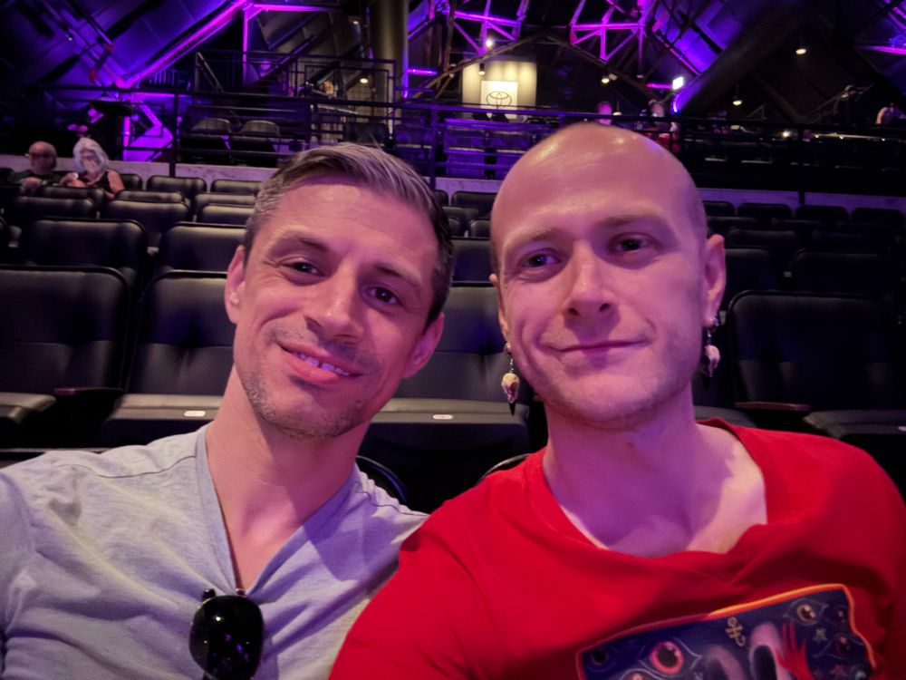 Selfie of myself and the boyfriend unit.