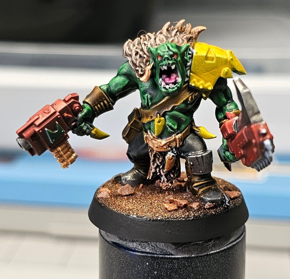 Warhammer 40K beast snagga boy.