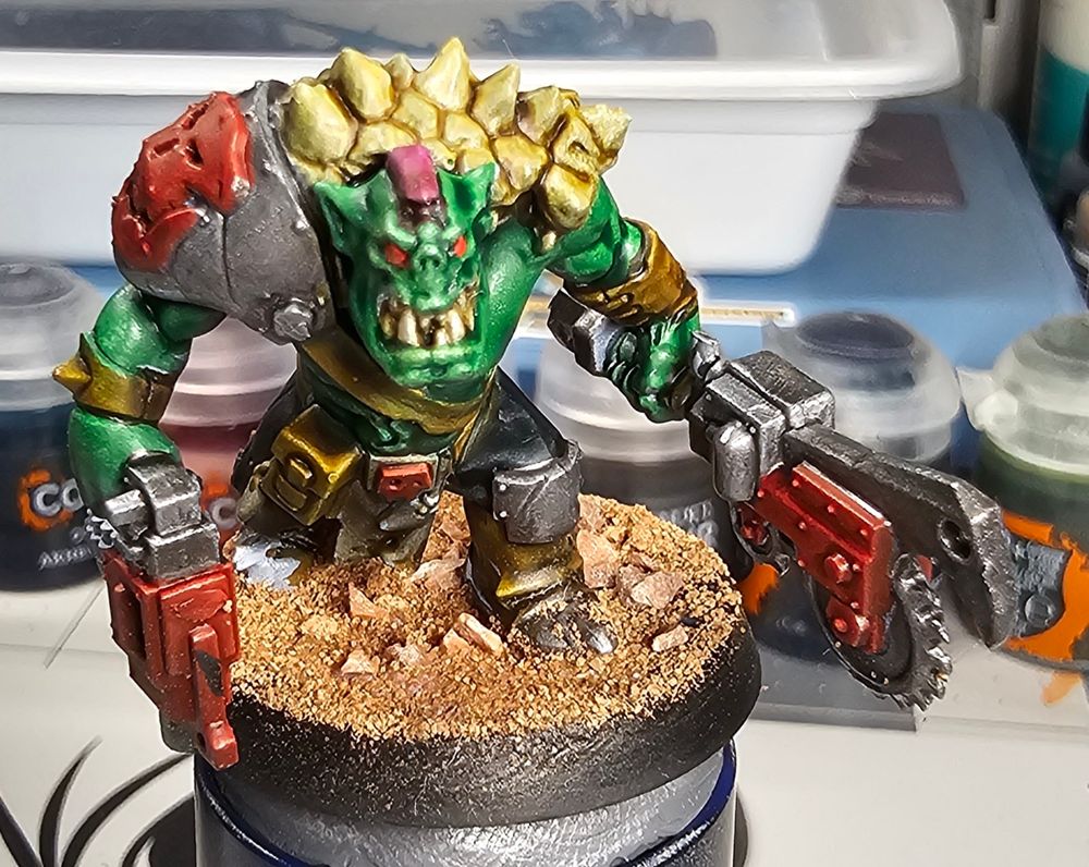 Warhammer 40K ork beast snagga boy.