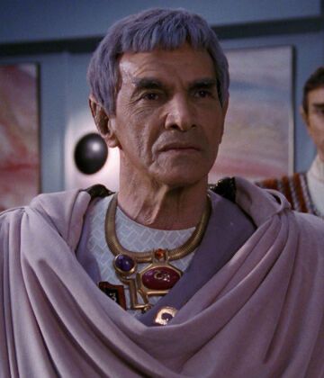 Sarek, an senior Vulcan man