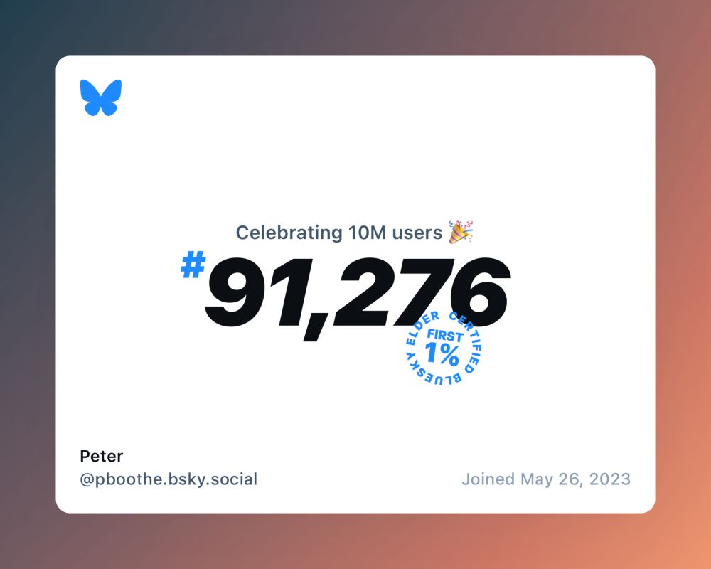 I am user 91,276, having joined on May 26, 2023