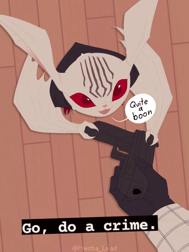 Will is handing Heismay a gun. Heismay says that it's quite a boon.