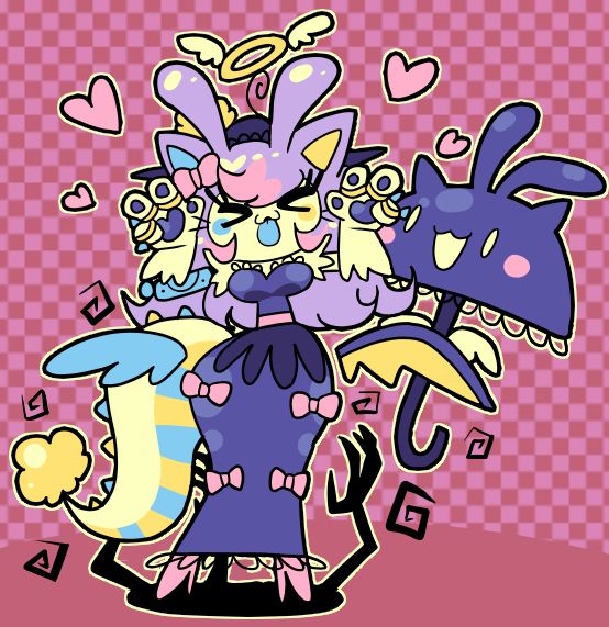 Cute bunnycat girl... She is VERY cute and VERY beautiful and she is a ANGEL and CYBORG and is married to 235235 PEOPLE!! You don't need to tell me you love her I already know you do! This is totally the first drawing I've posted of her trust me.