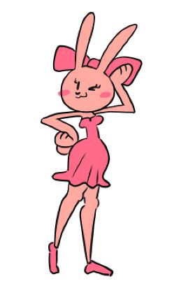 Pink rabbit, Pinky!