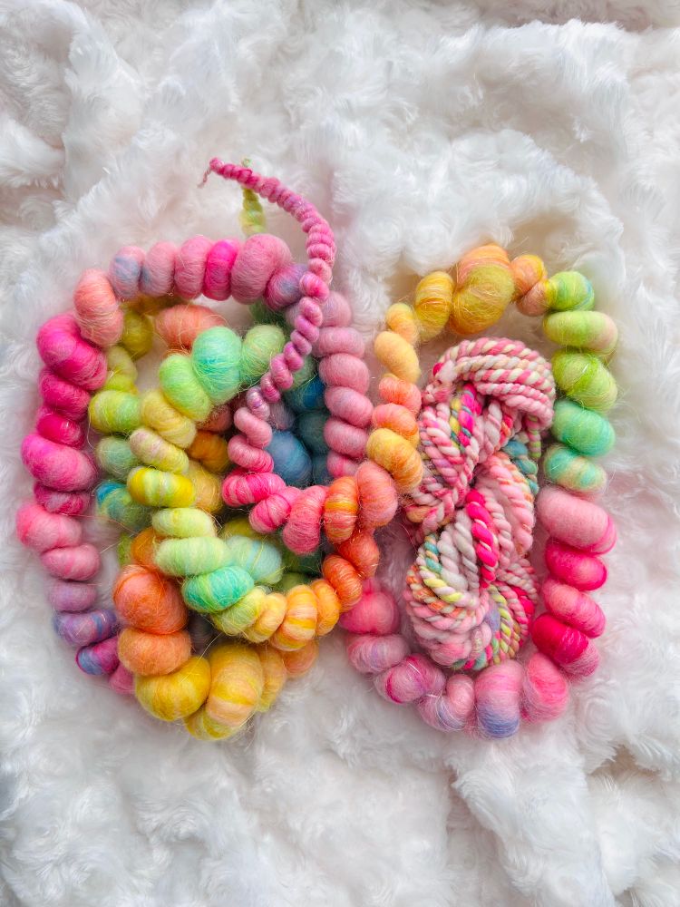 Two art yarns 