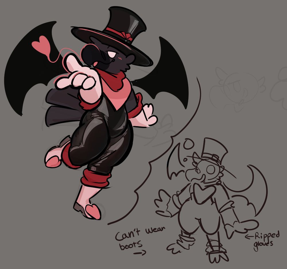 art depicting YoshiEmblem in Rouge the Bat's outfit. Both in an imagined version, along with the reality that the outfit doesn't fit their bird proportions 