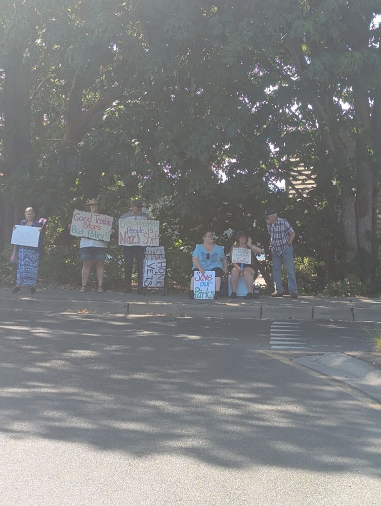 Good Trouble Protest Manette Bridge, Bremerton WA. 