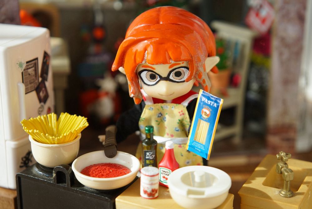 大好きな作家さんのパスタやトマト缶もあるのでかなり雰囲気出ていい感じ