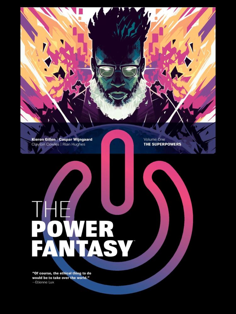 The Power Fantasy tpb cover. 