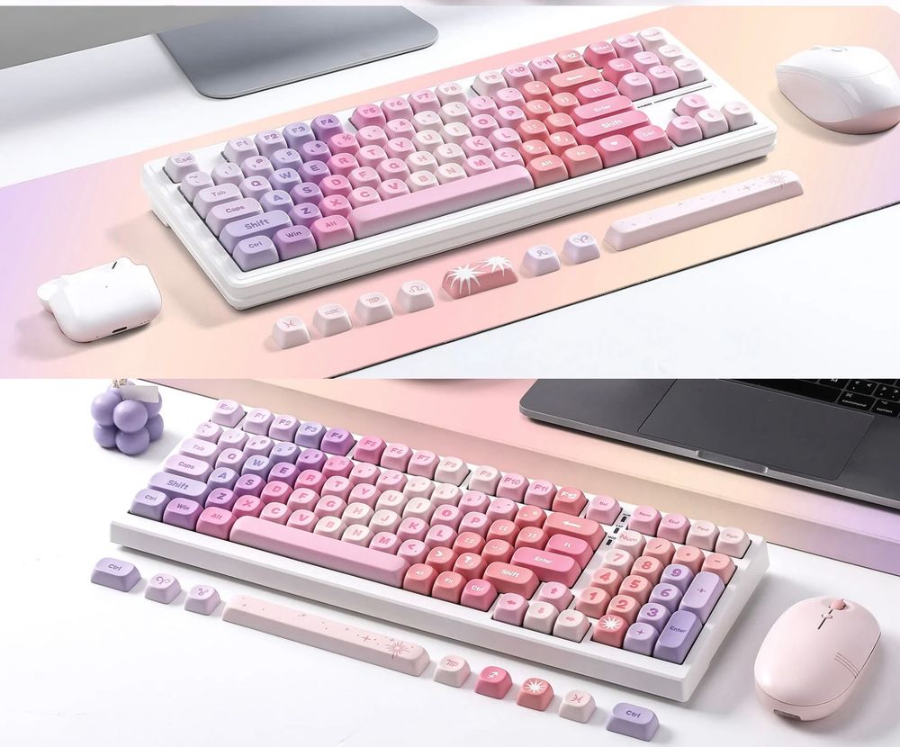 pastel rainbow in purple from yunzii