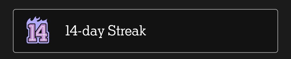 14-day Streak