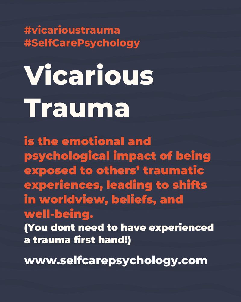 Vicarious trauma definitions 