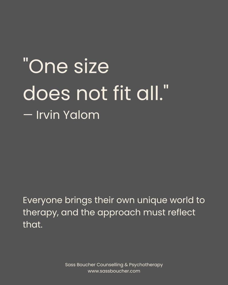 One size does not fit all yalom quite 