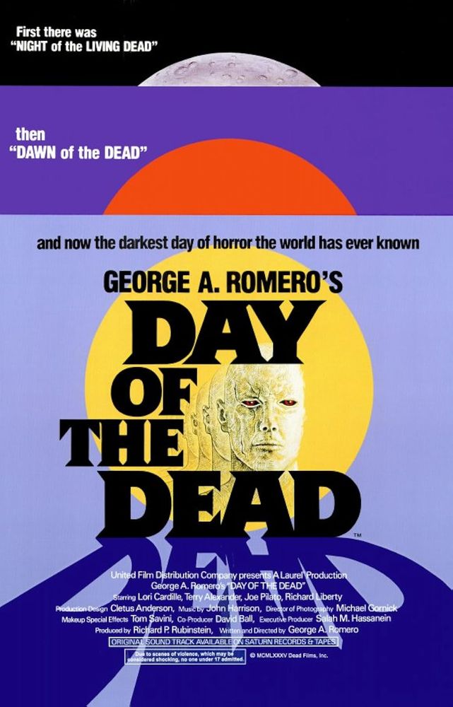 Poster for George A. Romero's "Day of the Dead (1985)"