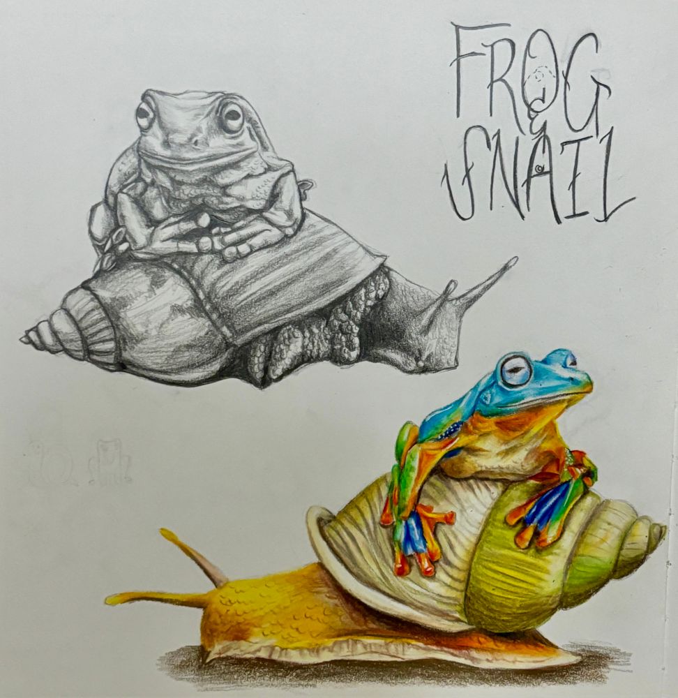 Frog and snail