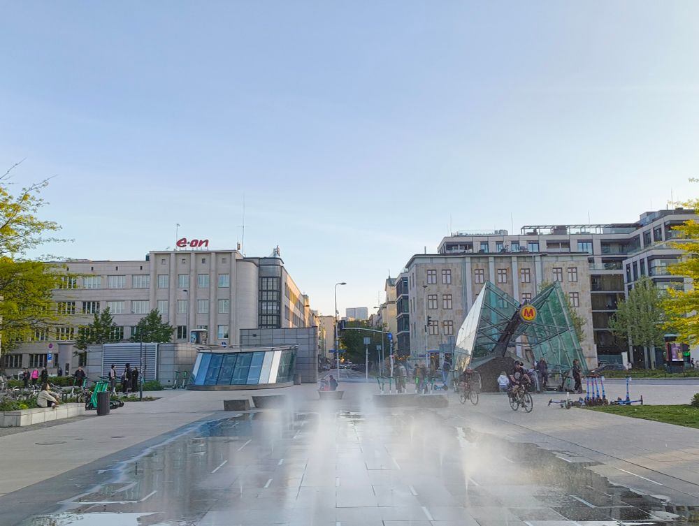 View from Copernicus Centre Metro station