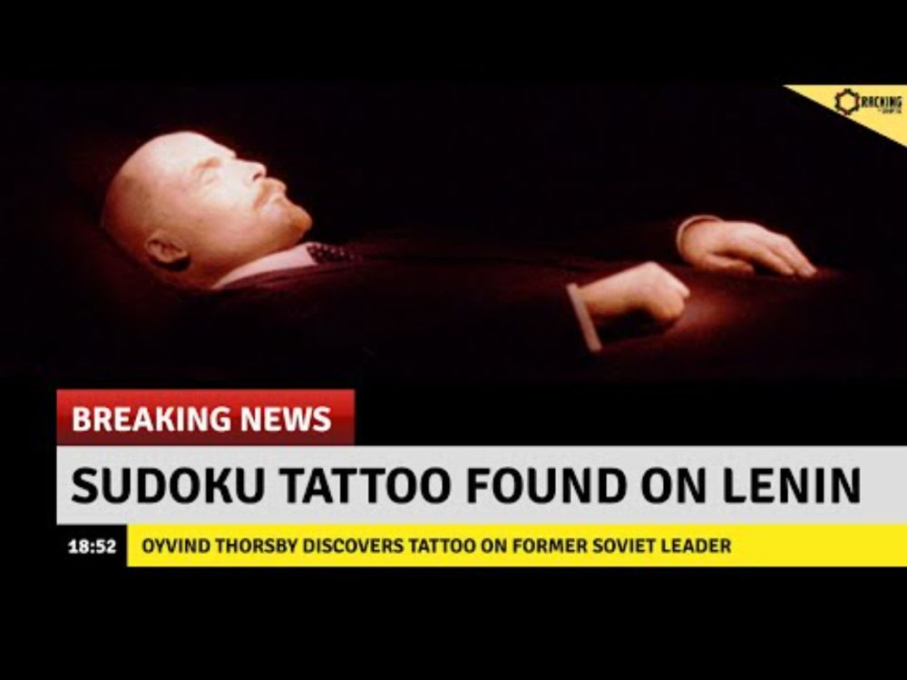 Sudoku Found Tattooed On Lenin's Body