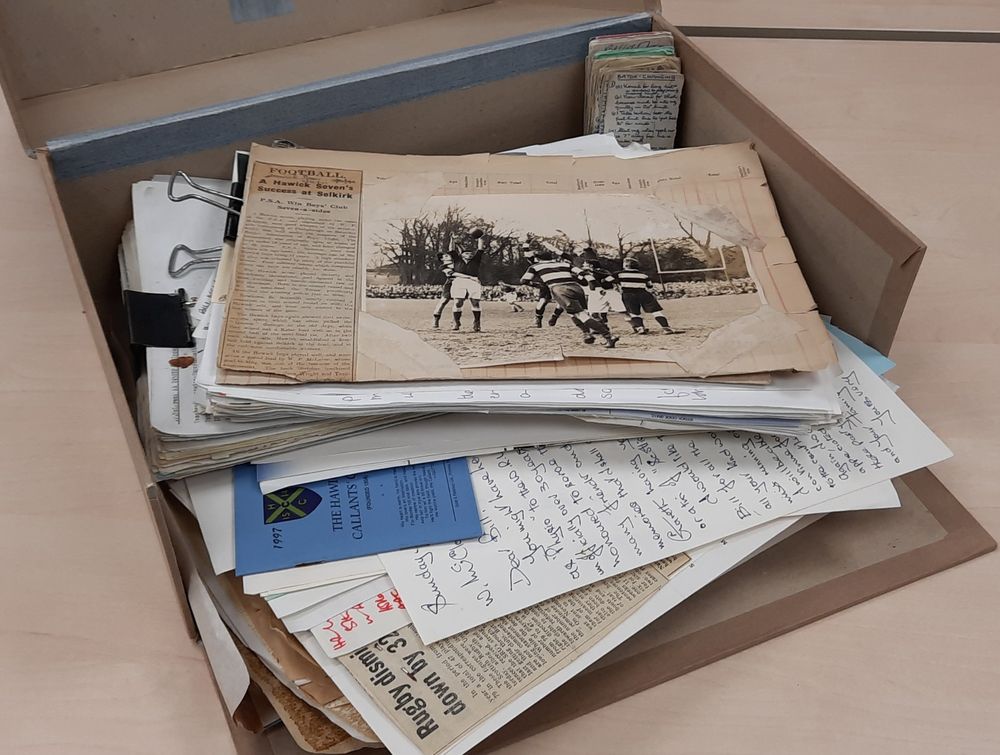 Material from the Bill McLaren Archive. Bill McLaren was a Scottish broadcaster who commentated on rugby for over fifty years. 