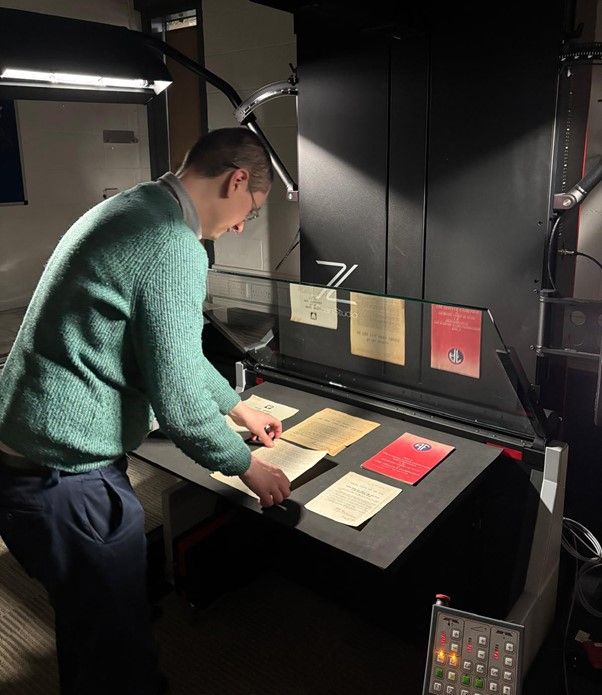 Digitisation of archive material using the #StirScanStudio.