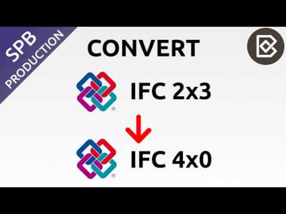 How to Convert IFC File with BonsaiBIM | IFC 2x3 to IFC 4x0 | IFC 4x0 to IFC 4x3