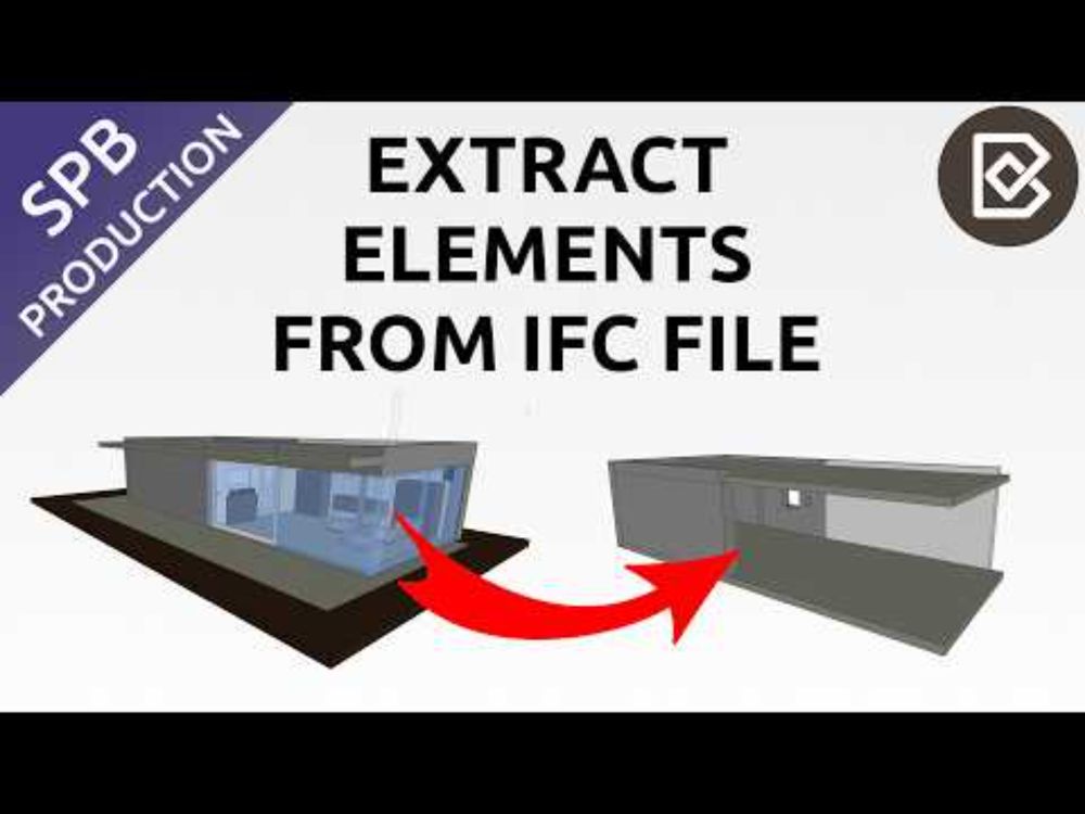 How to Extract Elements from IFC File using BonsaiBIM