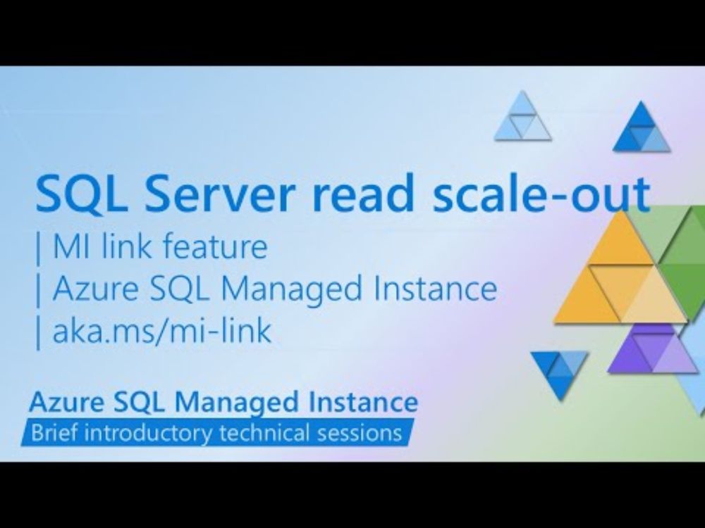 SQL Server read scale-out to Azure with SQL Managed Instance link feature