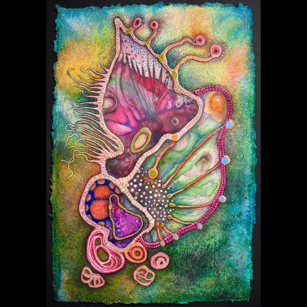 Colorful, nature-inspired abstract art