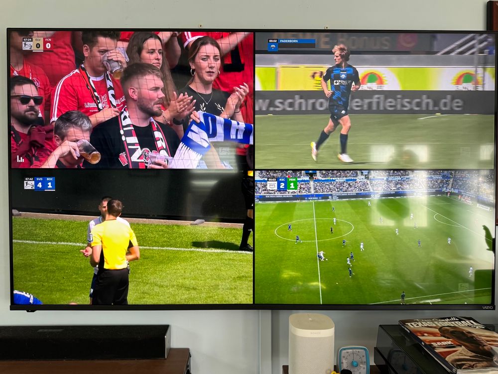 2.Bundesliga 4-box on the ESPN App