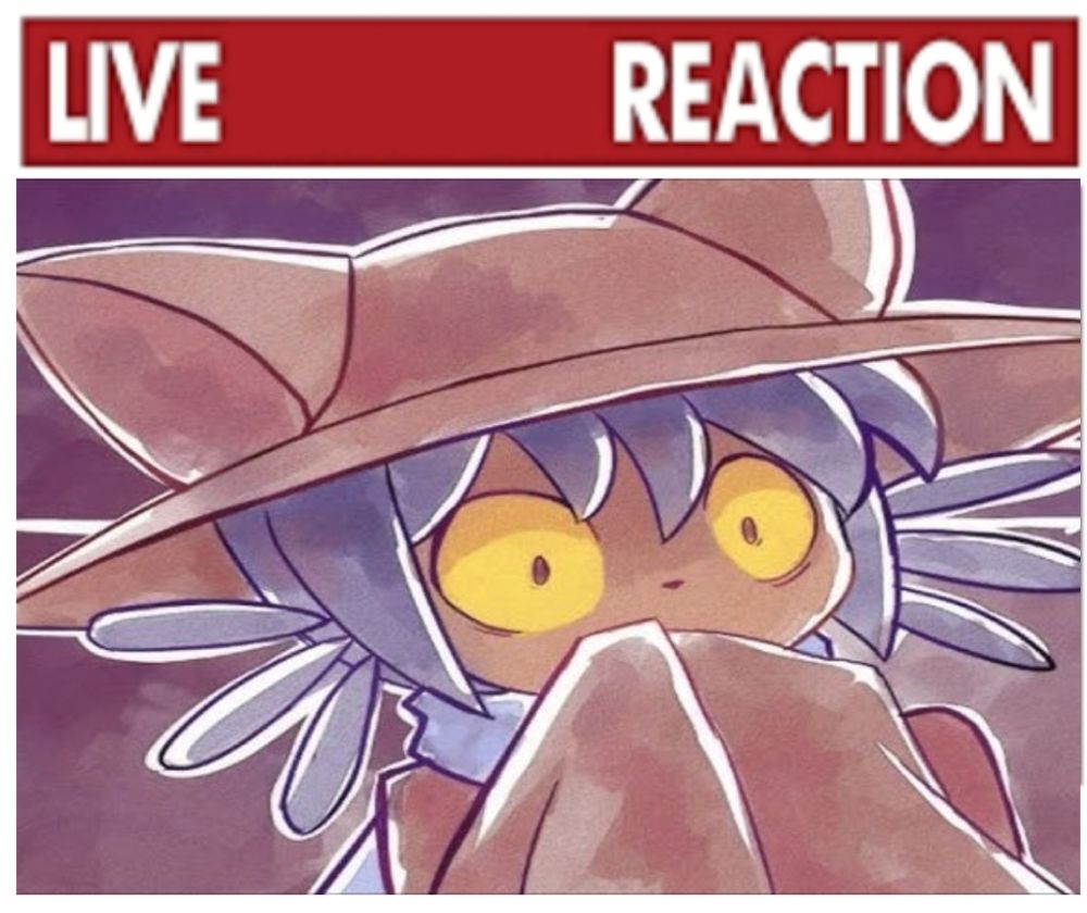 Niko oneshot live reaction 
(this is that one scene where niko sees a broken lightbulb in a nightmare)