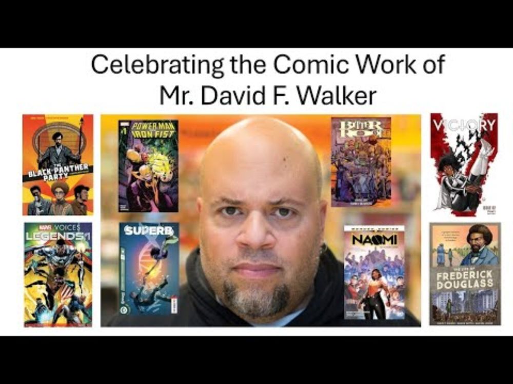 Celebrating the Comic Work of Mr. David F. Walker @ ISU, February 22 2024