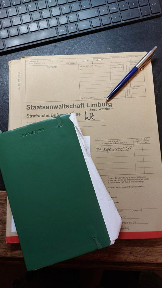 Eine hessische Strafakte.