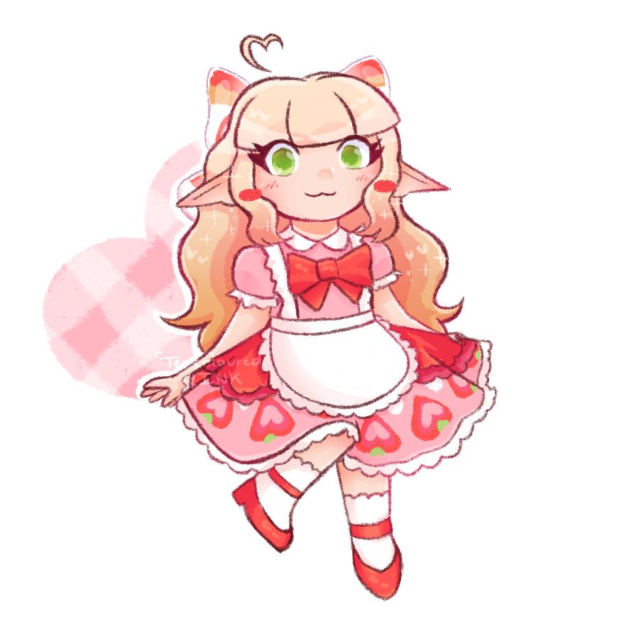 Digital drawing of PrismaDreams' OC Amelie.