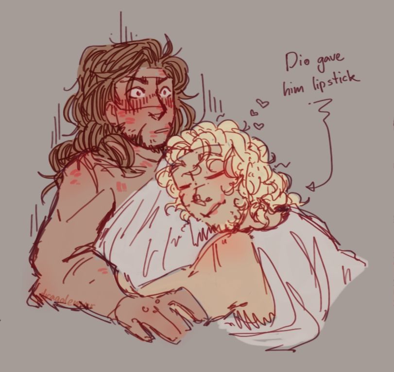 Elpenor ← "Dio gave him lipstick"