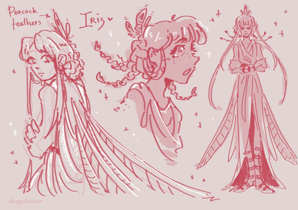Iris concept sketches