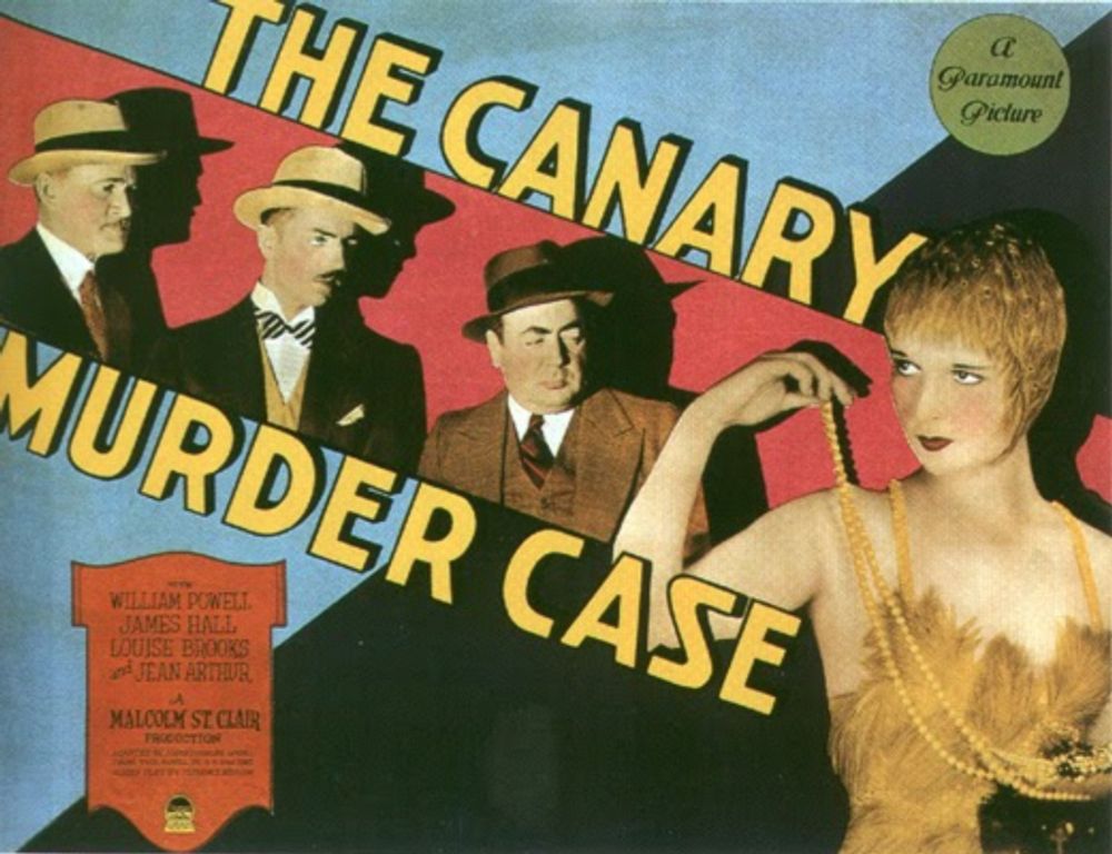 The Canary Murder Case, starring Louise Brooks, available on newly released Blu-ray