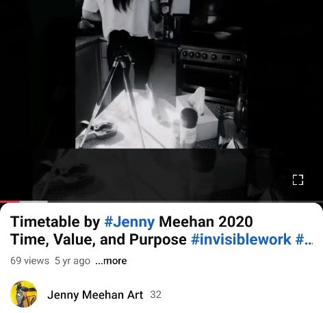 Timetable video by jenny meehan feminist art video, short film by jenny meehan
