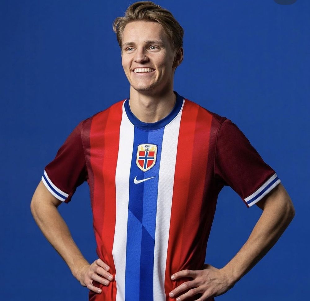 Odegaard in new Norway strip