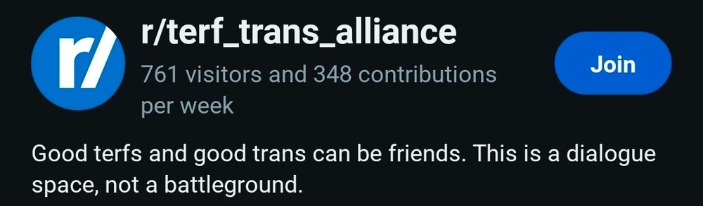 A subreddit called r/terf_trans_alliance