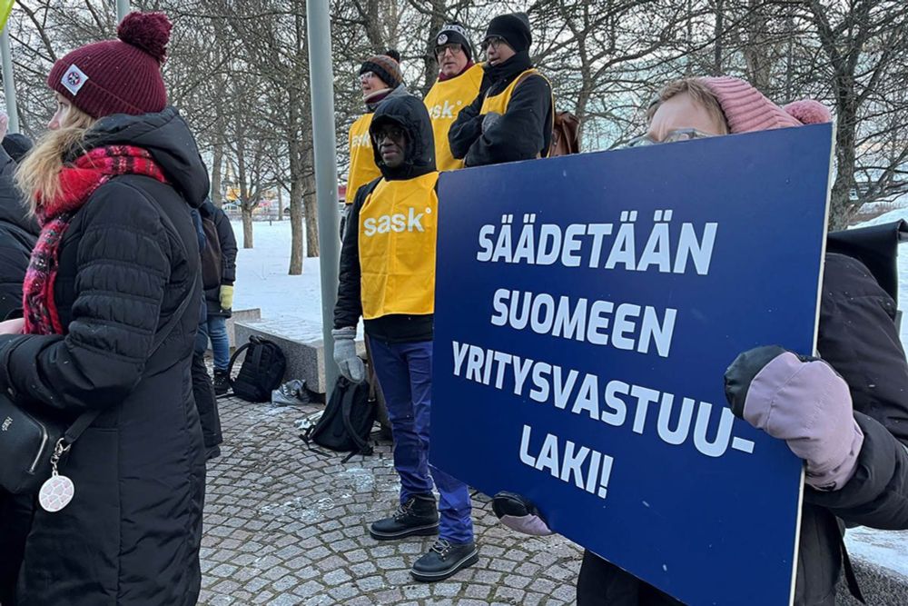 Suomeenkin tulee arvoketjut kattava yritysvastuulaki