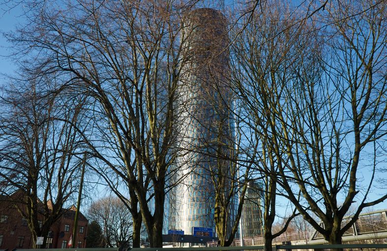 Hulme Park, Manchester, Simon Ford, February 2025. The original Victorian park was largely lost during the post-war redevelopment of the area. This new park was a central element of the regeneration programme of the 1990s, after the demolition of the original 1960s council estate, Hulme Crescent—that occupied part of the original Victorian park— once the largest in Europe.