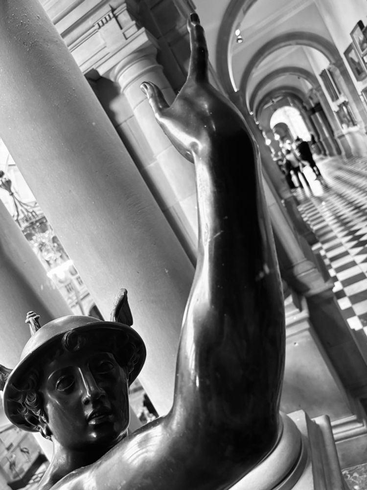 Copy of a statue of Mercury, Glasgow Kelvingrove Art Gallery