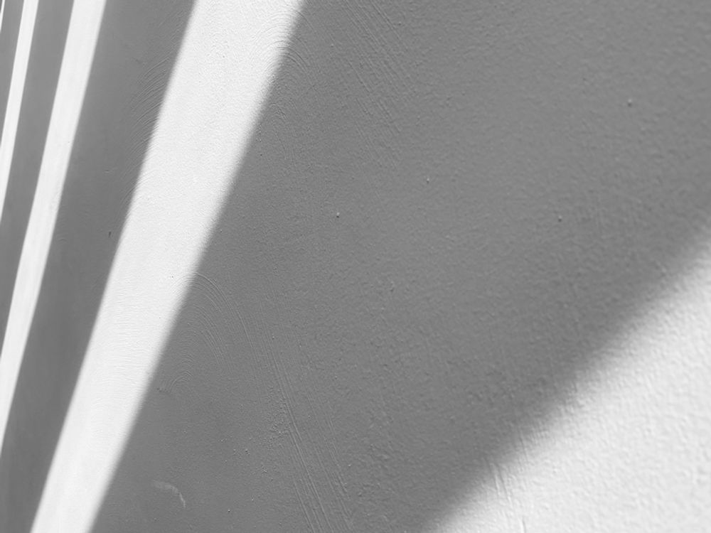 Shadows from roof beams