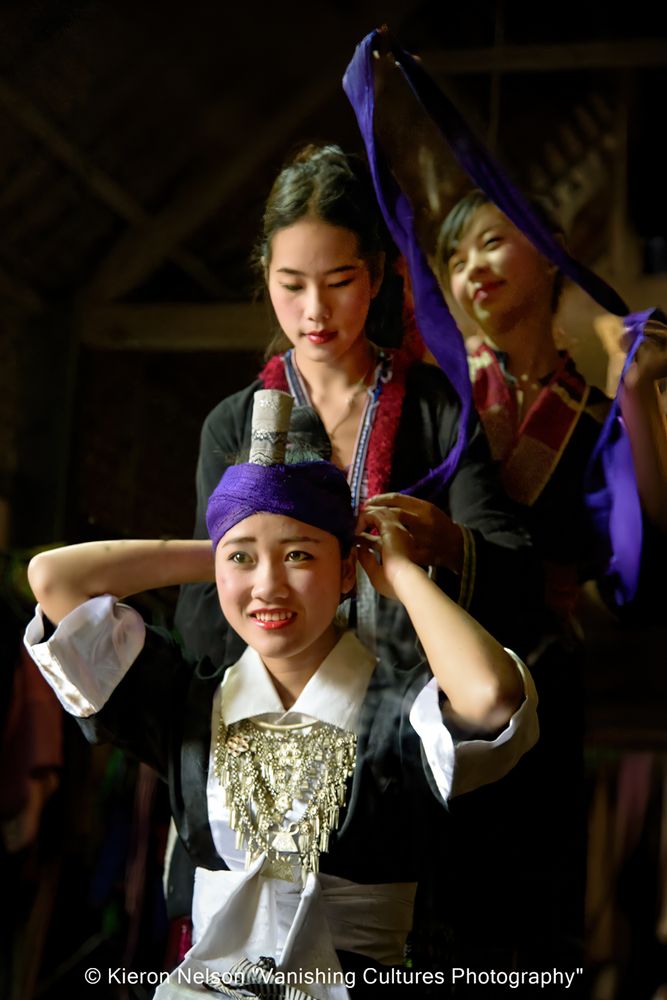 The turban is not just a piece of clothing, but a symbol of Hmong heritage, and is often worn on special occasions and ceremonies. 
